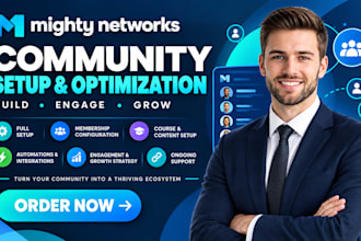 set up and customize your mighty networks community