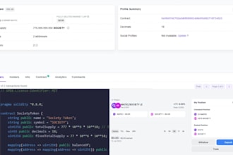 develop smart contract, solidity smart contract, erc20, bsc smart contract audit