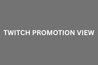 do twitch marketing, twitch channel, twitch view, twitch promotion