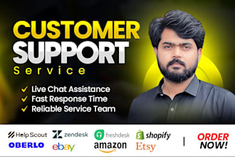 be customer support agent for live chat and email support