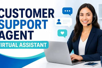 be your professional live chat support and email agent