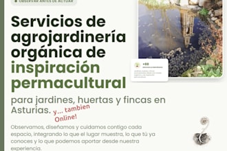 review your garden or land project in spanish inspired by permaculture