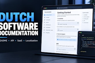 write dutch technical documentation and localize web content