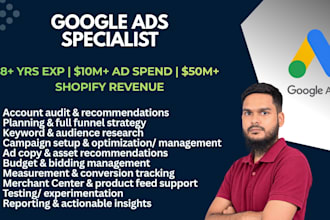 manage and optimize your google ads campaigns end to end