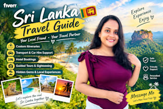 be your female travel guide and trip planner in sri lanka