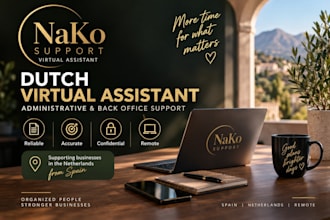 provide professional dutch virtual assistant and administrative support