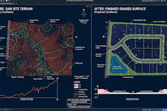 design site grading drainage and stormwater permit plans for construction