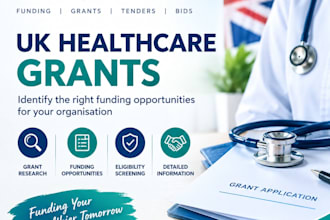 research UK healthcare grants and funding opportunities for your organisation