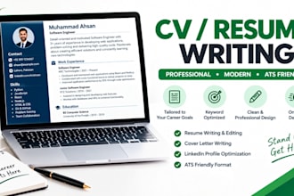 create a professional CV resume and format your document
