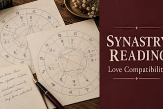 do a personalized love compatibility synastry astrology reading