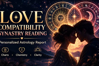 do a personalized love compatibility synastry astrology reading