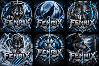 create a custom gaming logo and matching banner