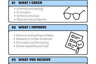proofread and correct your spanish text