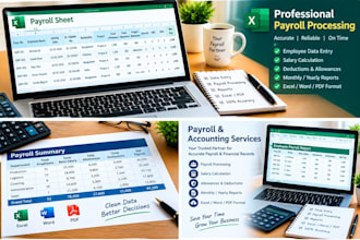 do professional payroll processing, bookkeeping accounti