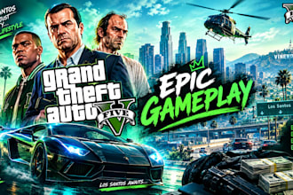 design professional clickbait youtube thumbnails