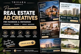 design real estate property ads for facebook and instagram