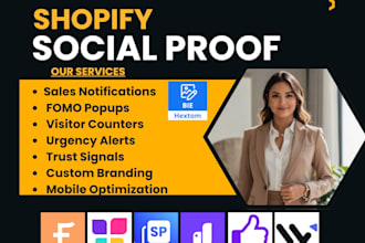 setup shopify social proof fomo nudgify sp quickify provesource hextom urgenzy