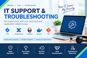 provide IT support and application troubleshooting