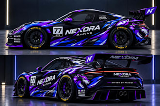 design custom iracing assetto corsa acc lmu sim racing car livery design artwork