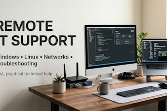 provide remote IT support and troubleshoot