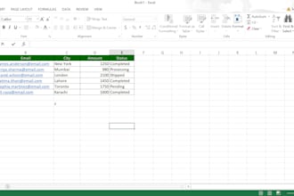 do excel data entry and spreadsheet work