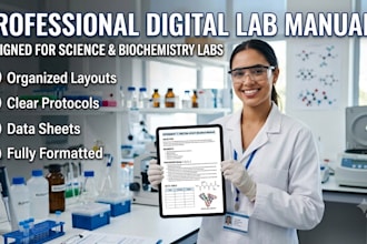 create lab manuals for you
