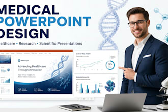 design medical research and scientific powerpoint slides