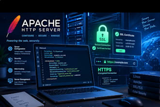 setup apache web server SSL certification and https security