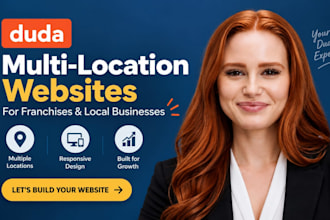 build a multi location duda website for franchises and local businesses