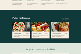 create a professional dynamic website for your business