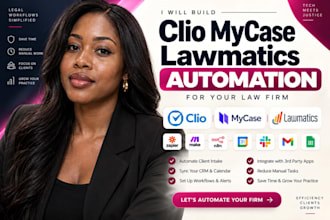 build clio mycase lawmatics automation for your law firm