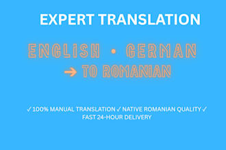 translate english or german to romanian