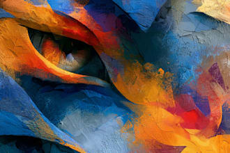illustrate custom abstract psychedelic art for your merchandise