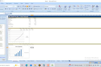 build a 3 statement financial model and forecast in excel