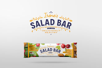 do amazing product packaging and label design