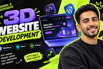 create a killer webflow website with 3d animations