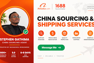 be your product sourcing agent from alibaba and china