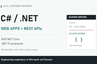 build c sharp dotnet web apps and rest apis