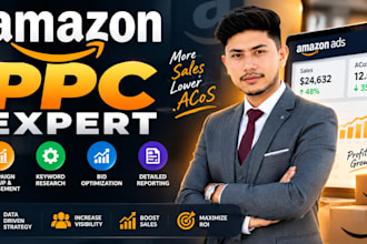 be your amazon ppc expert and manage amazon ads campaign