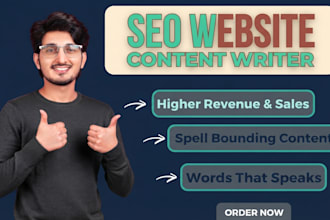 write SEO optimized blog posts and articles for your website