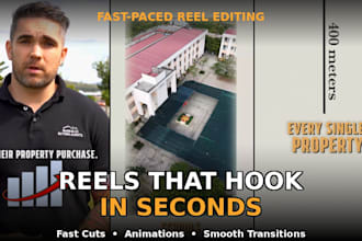 trendy fast paced reels for instagram and tiktok