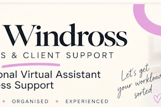 provide professional virtual assistant and business support
