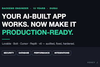fix and review your ai generated code for security, scale and performance