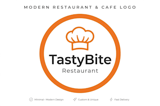 design modern restaurant and food logo