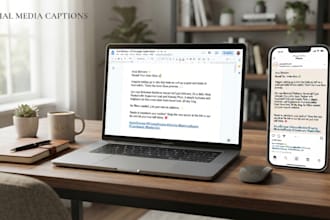 write engaging captions and copy for your business