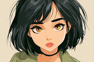 draw lewd, ecchi, nsfw anime style character