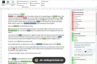 proofread german texts professionally
