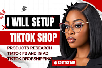 setup tiktok shop, fix tik tok dropshipping, tiktok shop manager, instagram shop