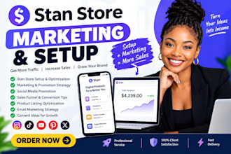 do stan store marketing and promoting to grow your digital product sales