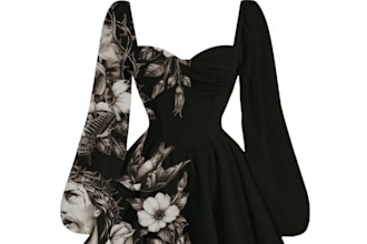 design unique gothic religious streetwear clothing graphics